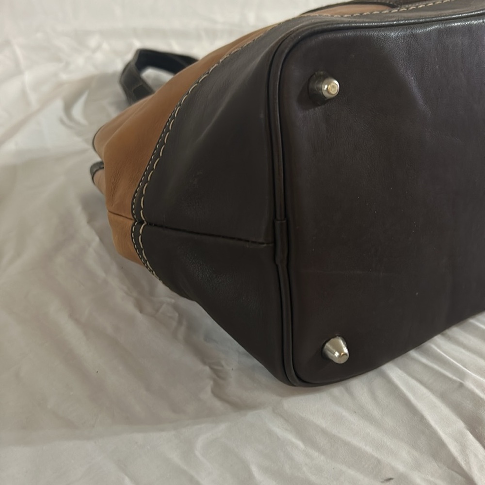 Coach F11346 Hamptons Leather Suede Jacquard Satchel Set - Picture 10 of 15